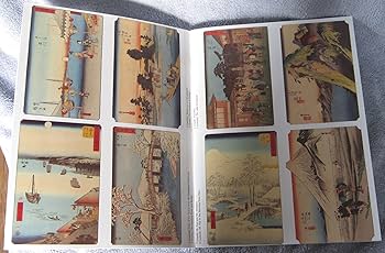 CL.DAKE.JR （C.L.　ダケ　JR.）、山寺、希少な額装用大判画集画 Hiroshige Prints: 24 Art Cards (Dover Postcards): Hiroshige